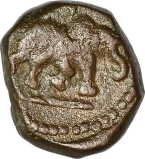 Copper Falus Coin of Ali Adil Shah I of Bijapur Sultanate.