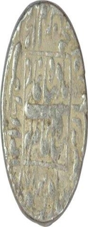 Silver One  Rupee Coin of Aurangzeb Alamgir of Akbarabad Mint.