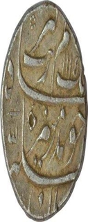 Silver One Rupee Coin of Aurangzeb Alamgir of Burhanapur.