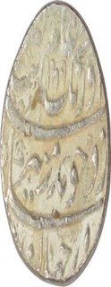 Silver One Rupee Coin of Aurangzeb Alamgir of Lahore Mint.