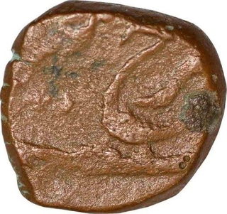 Copper Half Paisa Coin of Farrukhsiyar of Surat Mint.