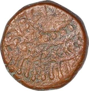 Copper Fulus Coin of Shah Alam II of Shahajahanabad Mint.