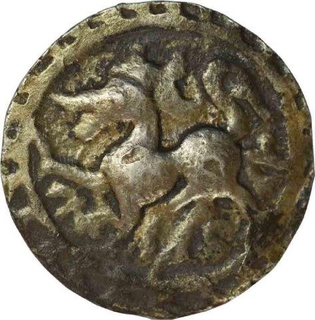 Silver Tanka Coin of Dhanya Manikya of Tripura.