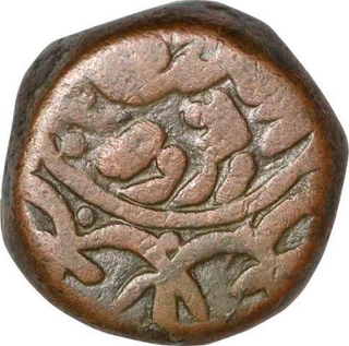 Copper Takka Coin of Takhat Singh of Sojat Mint of Jodhpur state.