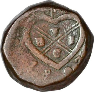 Copper Two pice Coin of Bombay Presidency.