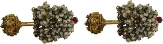 Gold Bugadi or Bangels from Maharashtra Region witt Basara pearls