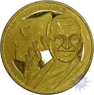 60th Year of Indian Independence Gold Medallion of the year 2007.