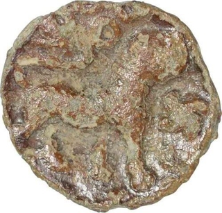 Lead Coin of Satkarni I of Newasa Region of Satavahana Dynasty.