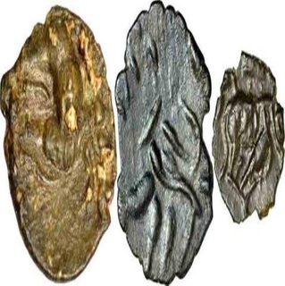 Potin Coins of Satkarni I of Satavahanas Dynasty.