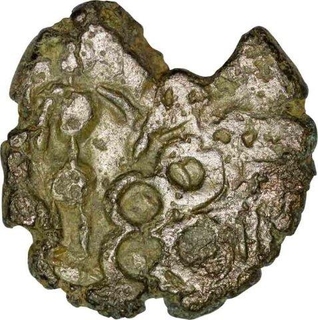 Copper Coin of city State of Madasmati.