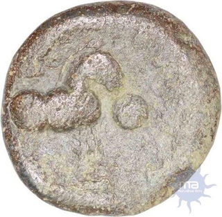 Lead Coin of Hiranyakas of karnataka of Chutus Banawasi.