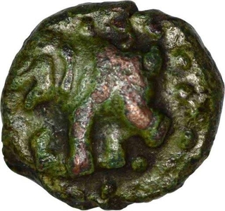 Anonymous and Unattributed Copper coin of Chudasama Dynasty of Gujarat.