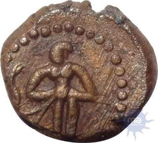 Copper Kasu Coin of lord Rama of Madurai Nayakas.