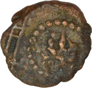 Copper Kasu Coin of Minakshi of Madurai Nayaks.