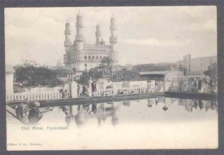 Picture Post Card of Char Minar of Hyderabad.