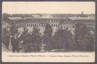 Picture Post Card of College St.Joseph Bangalore. 