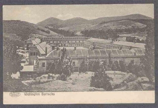 Picture Post Card of Wellington Barracks of Nilgiri Hills.