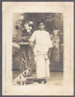 Picture Post Card of Boy of South India.