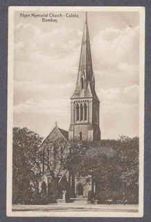 Picture Post Card of Afgan Memorial Church of Colaba.