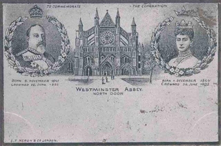 Picture Post Card of Edward VII and Alexandra.