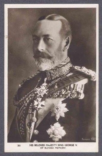 Picture Post Card of his beloved Majesty King George V.