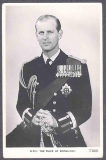 Picture Post Card of the Duke of Edinburgh.