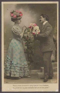 Picture Post Card of Romantic.