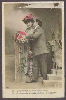 Picture Post Card of Romantic.