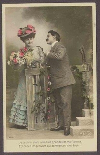 Picture Post Card of Romantic.