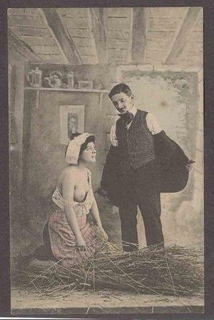 Picture Post Card of Erotica.