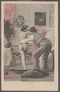 Picture Post Card of Erotica.