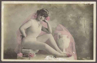 Picture Post Card of Erotica.