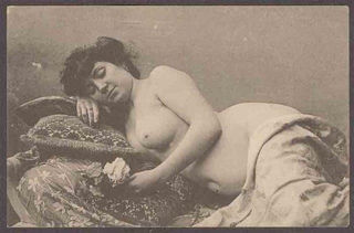 Picture Post Card of Erotica.