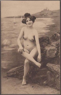 Picture Post Card of Erotica.