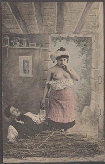 Picture Post Card of Erotica.