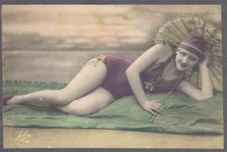 Picture Post Card of Erotica.