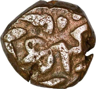 Copper Quarter Tanka Coin  of Sikander Shah Lodi of Delhi Sultanate.