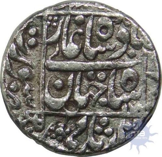 Silver One Rupee Coin of Shah Jahan of Surat Mint.