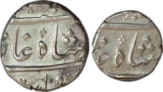 Silver Coins of Shah Alam II of Surat Mint.