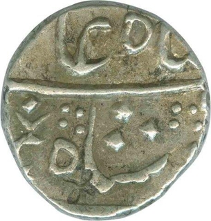 Silver One Rupee Coin of Chandor Mint of Maratha Confederacy.