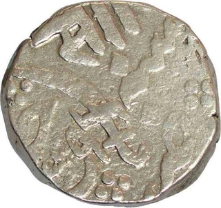 Silver One Rupee Coin of Sayaji Rao II of Baroda State.