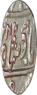 Silver Half Rupee Coin of Ahmadabad Mint of Bombay Presidency.