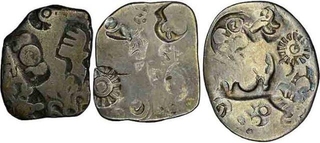 Punch Marked Silver Karshapana Coin of Magadha Janapada.