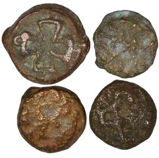 Copper Coins of Maurya Dynasty.