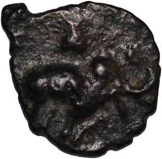 Potin Coin of  Satakarni I of Nashik Region of Satavahana Dynasty.