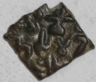 Copper Coin of King Samigopa of Kotalingala of Andhra Region of Satavahana Dynasty.