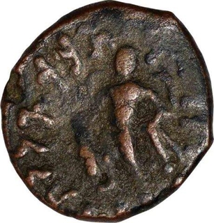 Copper Drachma Coin of Kujula Kadphises of Kushan Dynasty.