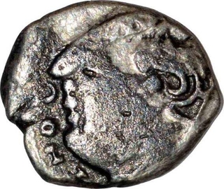 Silver Karshapana  Coin of Chandragupta II of Gupta Empire.