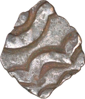 Copper Half Fulus Coin of Akbar of Sikakul Mint.