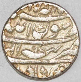 Silver One  Rupee Coin of Shah Jahan of Tatta Mint of Khurdad Month.